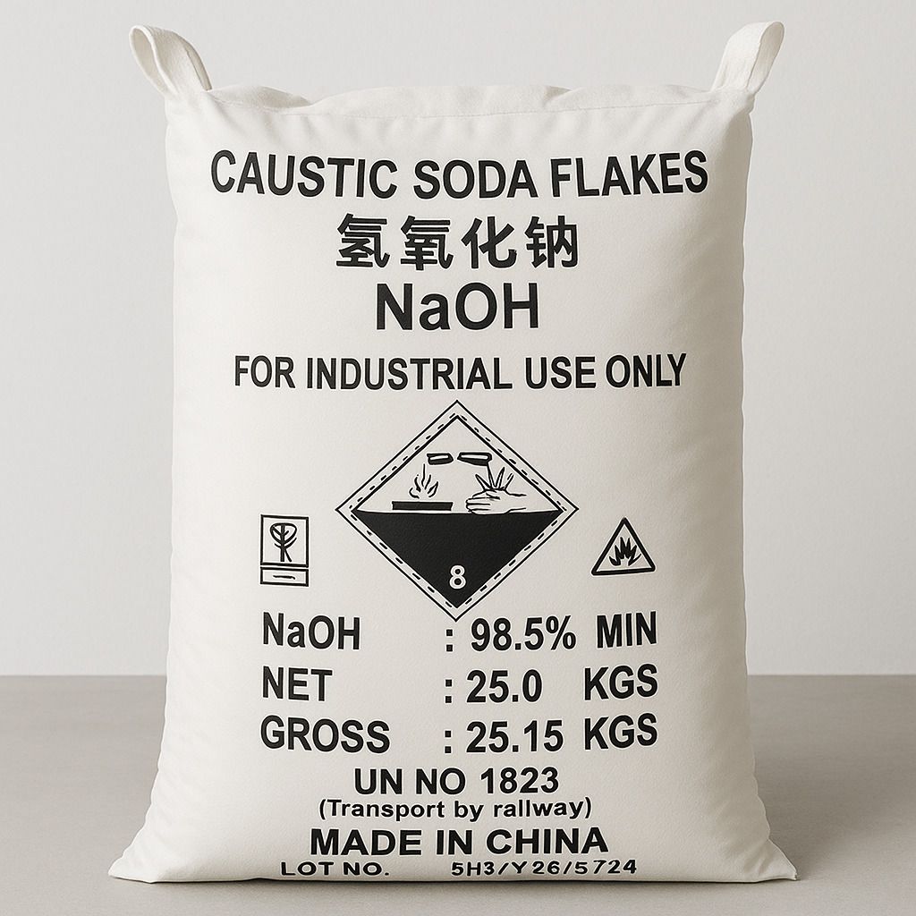Caustic Soda / Sodium Hydroxide (Flake, Liquid, Micropearls)
